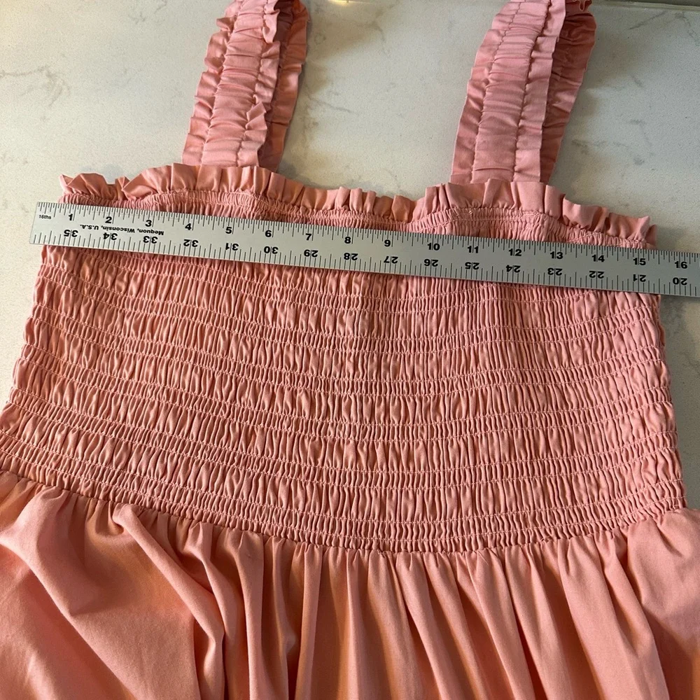 Abercrombie & Fitch Pink Tiered Maxi Sundress